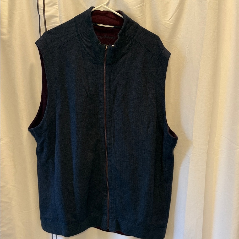 Tommy Bahama Dark Blue Sleeveless Vest